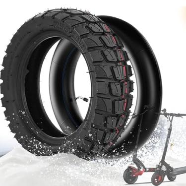 Imagem de GYL Conjunto de pneu externo e tubo interno de borracha off-road 10x3 255x80 80/65-6 substituição para Nanrobot D4+ D5+ D6+/ Apollo Pro/Varla Eagle 1/Kugoo M4 Pro scooter elétrica, pneu antiexplosão