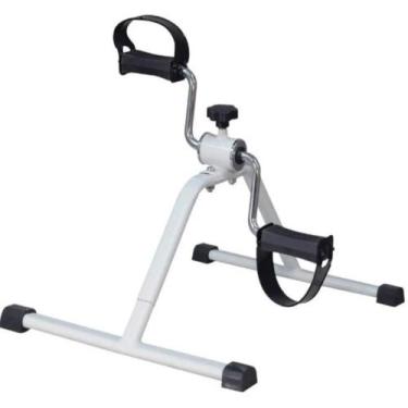Imagem de Mini Bicicleta Portátil Cicloergômetro para Fisioterapia de Braços e P