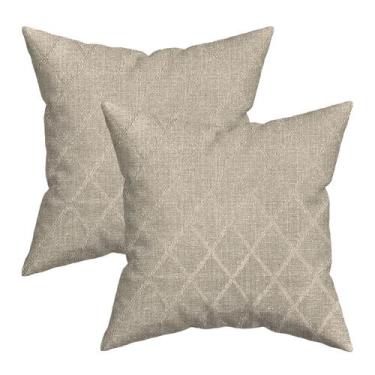 Imagem de Kit 2 Capas de Almofada Clássica Catedral Bege - Love4home