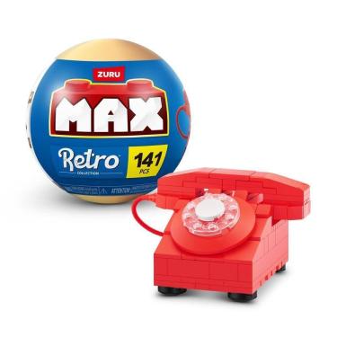 Imagem de Blocos De Montar Max Premium Retrô - Telefone 141 Pçs