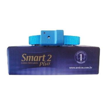 Imagem de Coleira Antilatido Amicus Cães Smart 2 Plus Azul