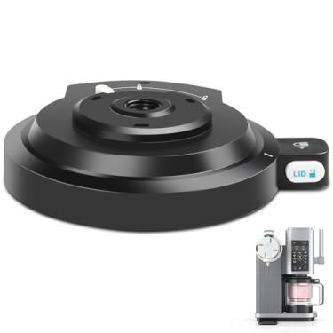 Imagem de Tampa externa de substituição compatível com a máquina de sorvete Ninja CREAMi NC700 / NC701 / NC701C, tampa de substituição de creme (sem remo)