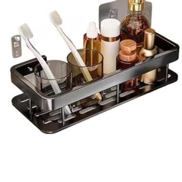 Imagem de SUPORTE PARA SHAMPOO PARA USO NO BANHEIRO NA PAREDE De Alumínio Suporte Organizador Multiuso(1PCS B)