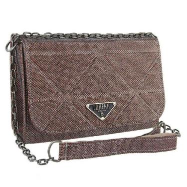 Imagem de Bolsa feminina Brilho - ZBolsa , Bronze