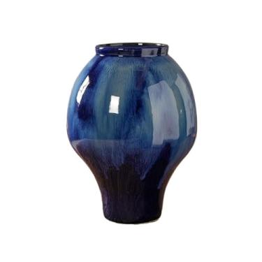 Imagem de Vasos de plantas Vaso de cerâmica para sala estar, decoração, ornamento, vaso plantas retrô chinês(Médio)