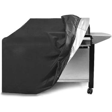 Imagem de Tampa Para Churrasqueira A Gás Capa Para Churrasco à Prova D'água Para Serviço Pesado 210d Durável Tecido Oxford Capa Para Churrasco Ao Ar Livre Proteção Uv à, Black, 80X80X80cm