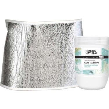 Imagem de Kit Afina Cintura Creme Algas Marinhas 650G Cinta Isolmanta - D'Água N