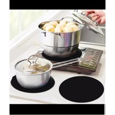 Imagem de Kit 2 Tapete Silicone Protetora Para Fogão Indução almofada Cozinha Co