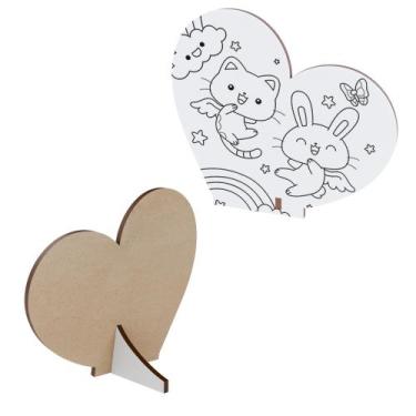 Imagem de Kit 20 Lembrancinhas MDF Dia das Crianças para Colorir - Abstratta, Mo