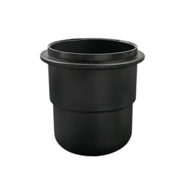 Imagem de Bothyi Copo dosador de 58 mm para porta-filtro de 58 mm, acessório prático para máquina de café expresso, alimentador de pó para restaurante, casa, bar, café, Preto