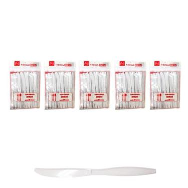 Imagem de FACA descartável Reforçada Sobremesa Almoço Jantar Kit 5 - Mexa Bem