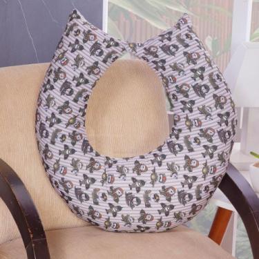 Imagem de Almofada para Amamentação de Bebê Menino com Capa Removível - AVM Enxo