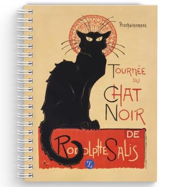 Imagem de Caderno Pautado Capa Dura A5-160 páginas - Le Chat Noir