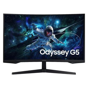 Imagem de Monitor 32&quot; Gamer Samsung Odyssey G5, Tela curva VA, 165Hz, QHD (2.560 x 1.440), 1ms, HDR10, Freesync, LS32CG552ELMZD