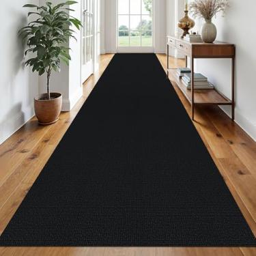 Imagem de EARTHALL Tapete de corredor de 8 x 5 m, lavável para corredores, tecido extralongo, antiderrapante, corredor de entrada, corredor de cozinha trançado para ambientes internos e externos, para hotéis