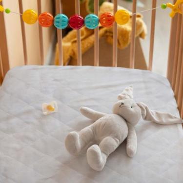Imagem de Capa Colchão Impermeavel Enxoval Mini Berço Bebe Antiacaro Anti Xixi C