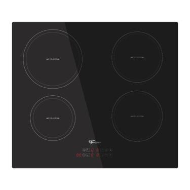 Imagem de Cooktop fischer 4q por inducao mesa vitroceramica touch, 220V