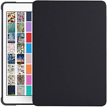 Imagem de DuraSafe Cases Capa flip magnética à prova de choque de silicone macio com três dobras para iPad 6ª 5ª geração de 9,7 polegadas [iPad 6 5 Air 1 2 ] A1893 A1822 A1566 A1474 MH2V2LL/A MRM52LL/A