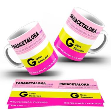 Imagem de Caneca Divertida Engraçada  Caneca de Porcelana 325ml Branca  Presente