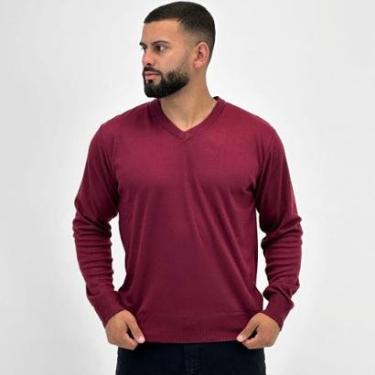 Imagem de Blusa de Lã Broken Rules Gola V Básica Masculina-Masculino