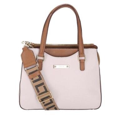 Imagem de Bolsa Tote Pequena Couro Luz Da Lua - 10006219-Feminino