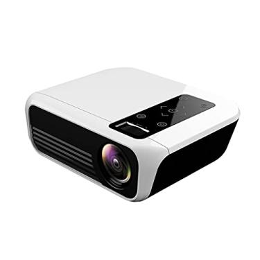 Imagem de Projetor Full 1080p 4K 5000 Lumens Cinema Proyector Beamer compatível USB AV com presente (tamanho : versão básica) ( )