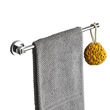 Imagem de Toalheiros, trilho de toalha único, suporte de toalha giratório, suporte de toalha montado na parede, acessórios de banheiro ou cozinha, cabide de toalha de aço inoxidável