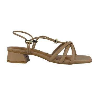 Imagem de Sandália Vizzano Salto Bloco Baixo Tiras Finas