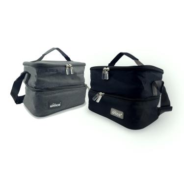 Imagem de Necessarie Porta Marmita 2 Divisórias Linha Casual Uny Gift em Poliéster Forração em Alumínio