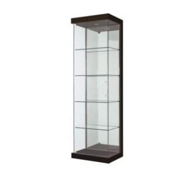 Imagem de Cristaleira em vidro com 1 porta e 4 prateleiras com led - MovelariaPG