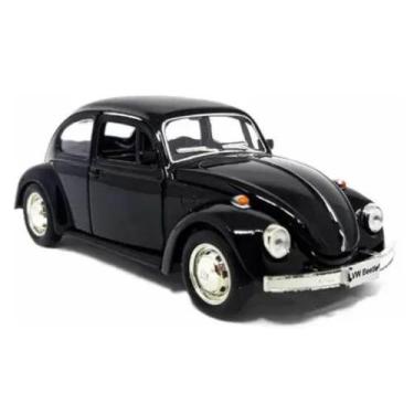 Imagem de Super Miniatura Metal Volkswagen Fusca Preto 1967 Edição colecionador 