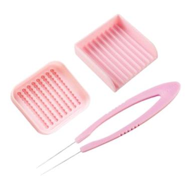 Imagem de CarpNettore Kit de Ferramentas para Mini Contas de 2,6 Mm com 3 Peças, Pinça Sem Esforço para Artesanato, Ferramenta de Classificação de Contas Melty, Alinhador,