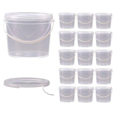 Imagem de Balde 1.8L Para Guardar Produtos Para Panificação 15 Pçs