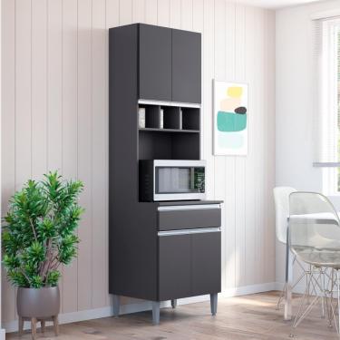 Imagem de Paneleiro 4 Portas Regianna Cinza