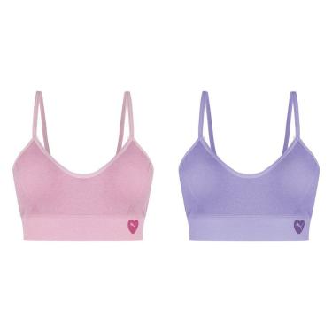 Imagem de Kit 2 Sutiãs Puma Sem Costura Com Bojo Feminino