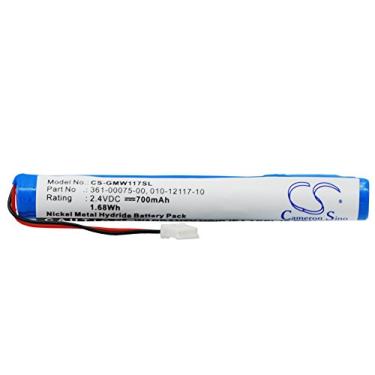 Imagem de Bateria de reposição GPS de 700 mAh, compatível com 010-01248-00, gWind Wireless, transdutor sem fio gWind, sensor de vento