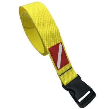 Imagem de Lljsszr Cinto de Lastro para Mergulho Autônomo de 1,3 Metros E 5 Cm de Largura, Acessório para Equipamentos Subaquáticos de Sustentação de Carga, Fácil de Ins, Preto