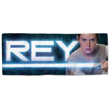 Imagem de WinCraft Toalha refrescante 30,5 cm x 76,2 cm Nova Trilogia Star Wars EP7 Rey EP7
