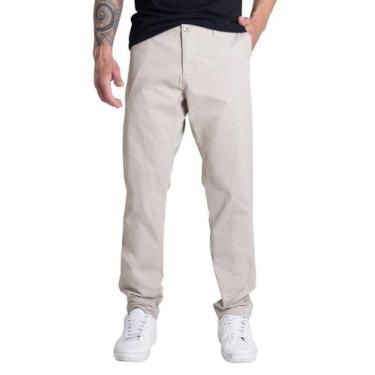 Imagem de Calça Sarja Sawary Slim - 280955 - bege 42, Bege, 42