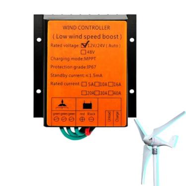 Imagem de HUIZHITENGDA Controlador de Carga MPPT 1000-10000W 12V/24V AUTO 48V 10A-40A para Gerador de Velocidade do Vento para Gerador Eólico,220v