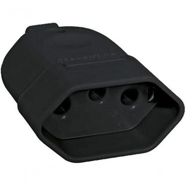 Imagem de Plugue Fêmea 2p+t 20a 250v Preto - Tramontina