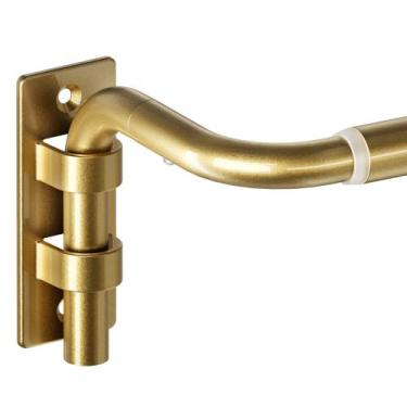 Imagem de Varão de cortina Blackout ENJOYBASICS ajustável de 76 a 218 cm dourado