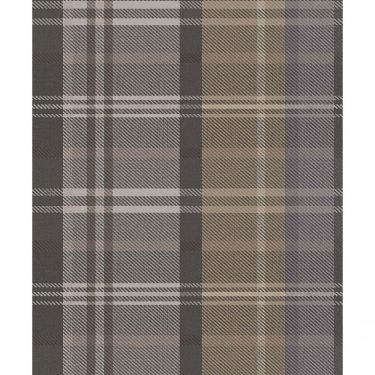 Imagem de Papel De Parede Botany House Xadrez Cinza Escuro 15569