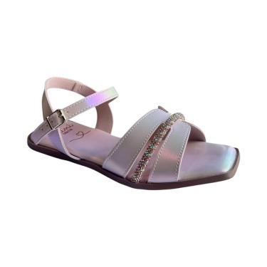 Imagem de Sandália Rasteira Fem Sua Cia Mini RosaPerolizado 9185.52107