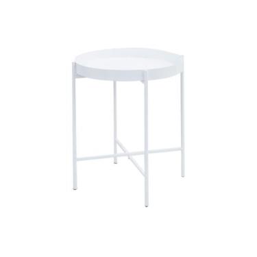 Imagem de Mesa Lateral Bandeja Sofá Cama Redonda 40x50cm Média Collie - Studio M