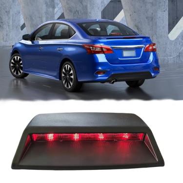 Imagem de DVeiyQuant Luz de freio 3rd Third Full LED central traseira à prova d'água luz de parada de montagem alta 3ª lâmpada compatível com Nissan Sentra Repalcement 26590-3RA0B 26590-3RA0B 26590-3RA0B 26590