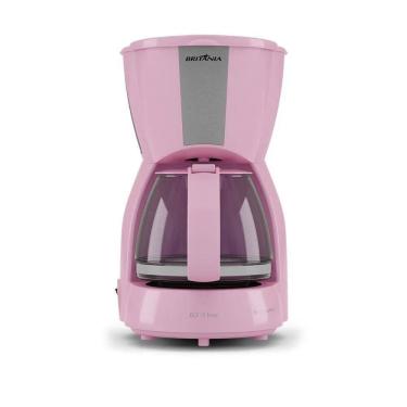 Imagem de Cafeteira Britânia Inox Rosa 15 Xícaras 800W 127V