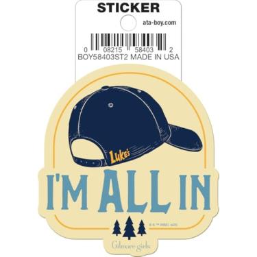 Imagem de Ata-Boy Adesivo Gilmore Girls Luke's I'm All in Die Cut 7,6 cm