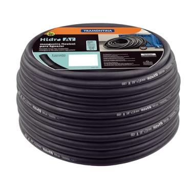 Imagem de Mangueira Hidro Ar 300 psi Tramontina para Água/Ar em PVC Flexível 1/4" x 2,6 mm 3 Camadas 50 m