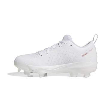 Imagem de adidas Tênis feminino Adizero Instinct, Branco/Team Power Vermelho/Branco, 5